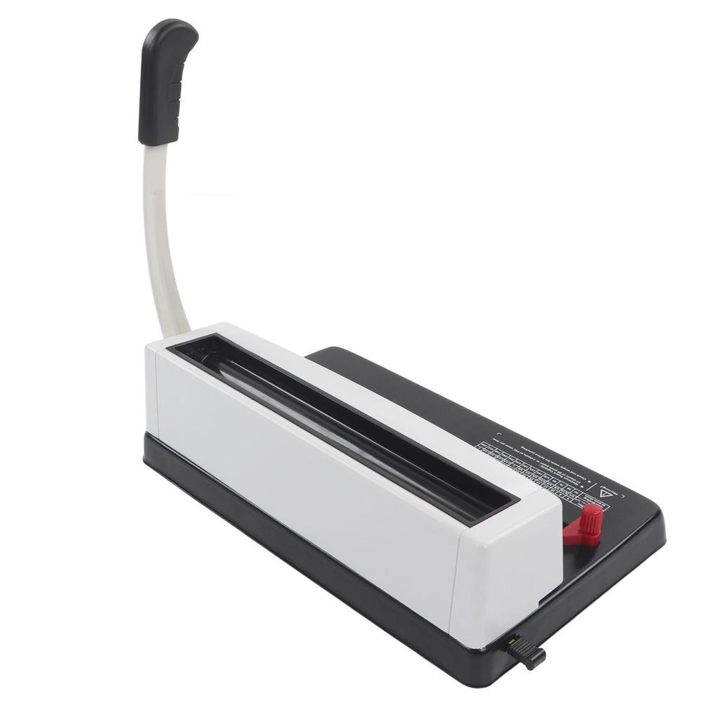 Машина для переплета спиральной катушки с гуманизированной ручкой, круглое отверстие, проволочная переплетная машина для формата Letter