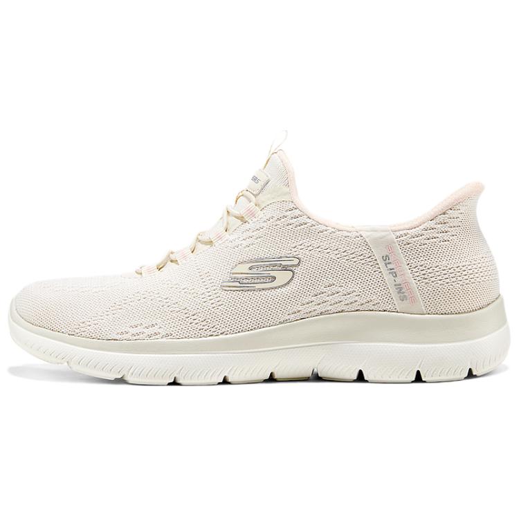 Skechers Summits Износостойкие Низкие Повседневные Туфли Женские Бежевые 150284-NAT