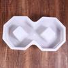 1Pcs Plastic Stepping Stone Paver Double S Concrete Path Maker Mold  For Lawn Patio Yard Garden