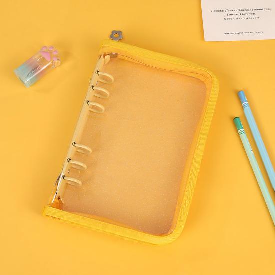 Органайзер для наклеек, прозрачный держатель для хранения наклеек формата А5/А6 на молнии, многоразовый альбом, коллекция наклеек, книга для взрослых