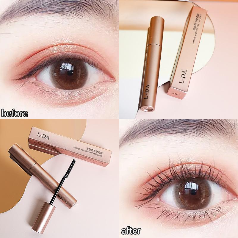 Водостойкая подкручивающая тушь для ресниц, натуральная, стойкая и не размазывается