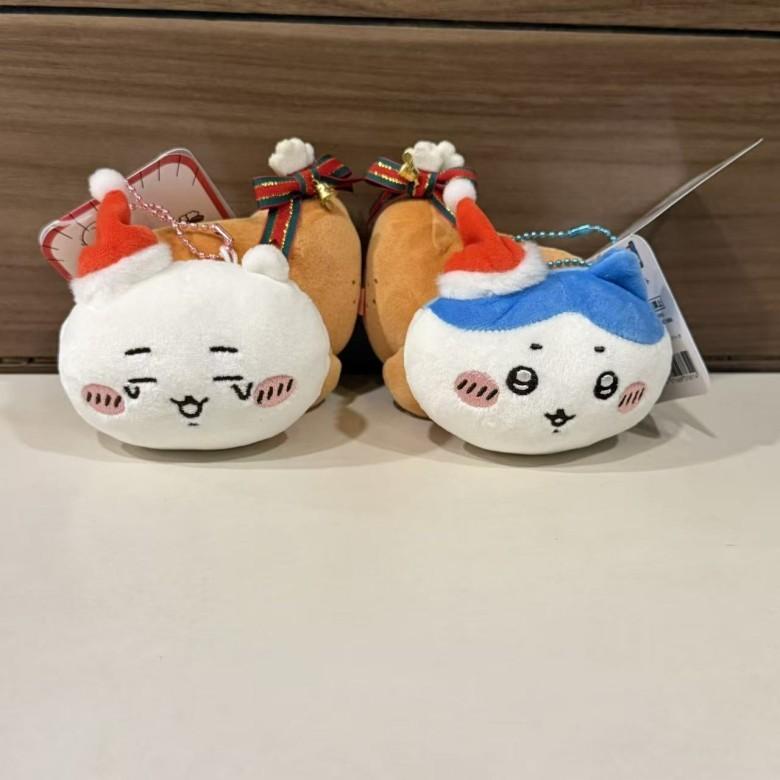 Плюшевый брелок Usagi Chiikawa Hachiware с мягким хлопковым наполнителем для праздничного декора