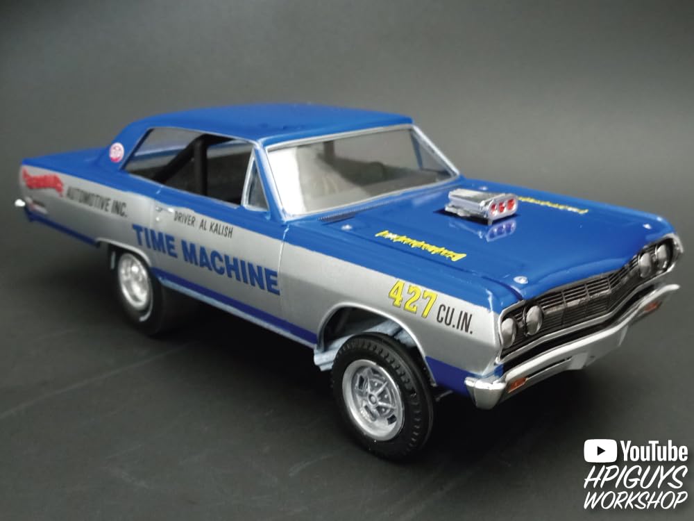 Пластиковая модель AMT 1965 Chevy Chevelle AWB Time Machine AMT1302 1/24