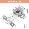  Door Catches Latches, 4 Pack Double Roller Strong Hold Cupboard Cabinet Door Catches, Double Roller Catches Cabinet Catches Door Latches