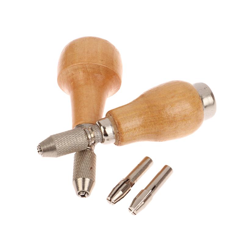 Инструменты для самодельных ювелирных изделий, тиски для ювелирных изделий, деревянная ручка с 2 патронами, набор инструментов для сверления и намотки проволоки