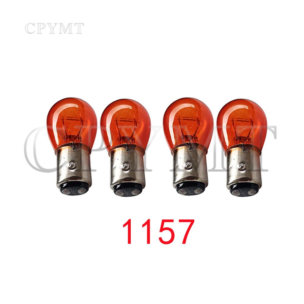 Комплект крышек для указателя поворота мотоцикла с лампочками 1156 1157, подходит для Harley Touring Road Electra Glide Road King