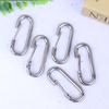 1/3/5 шт. Металлические овальные брелоки Карабин Защелкивающиеся крючки Пружинные открывающиеся пряжки Для DIY Соединитель собачьей цепи Подвески Брелок для сумки