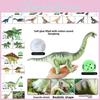 Мягкая силиконовая модель динозавра для детей, коллекционная, забавная, образовательная, подарок для игры