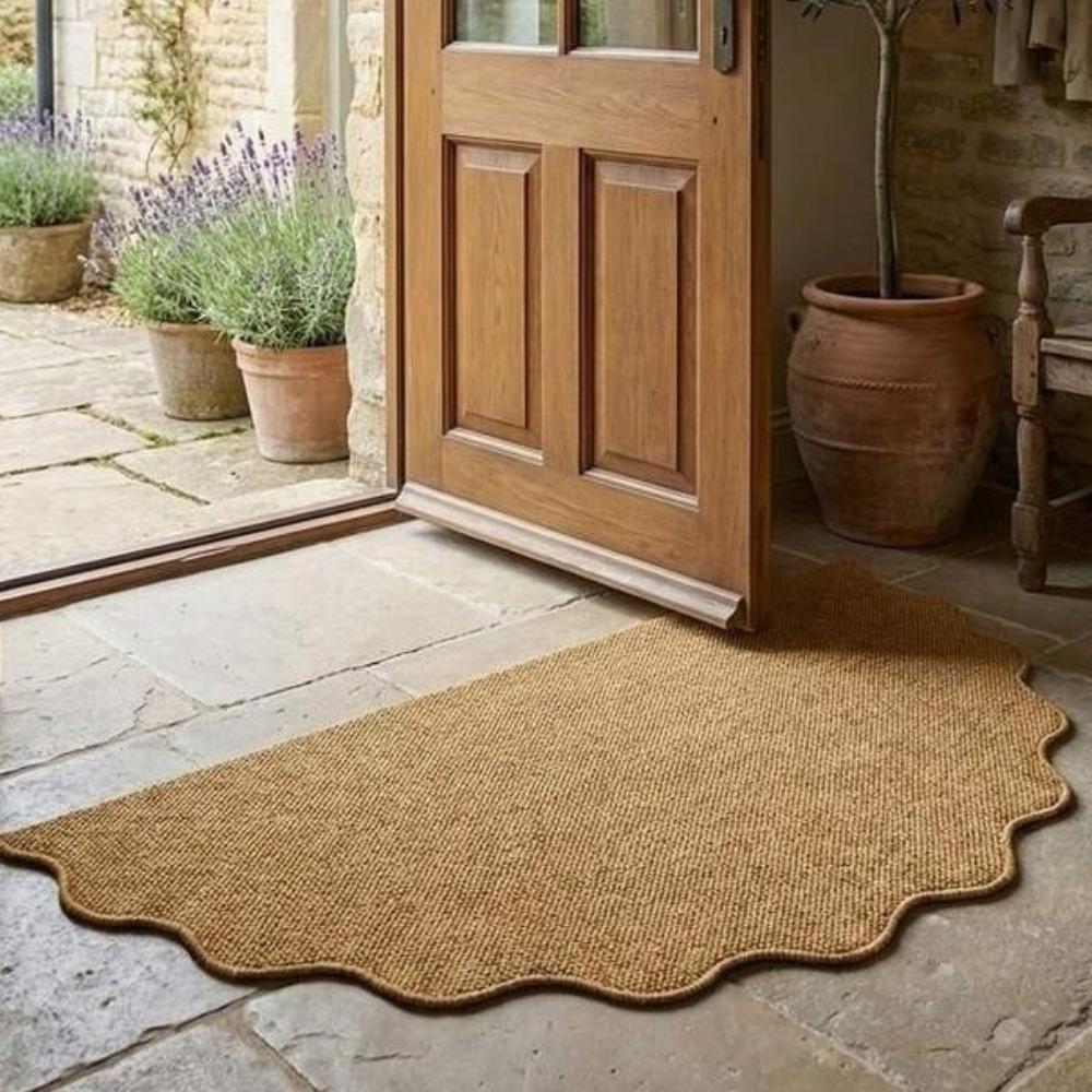 Non-Slip Entrance Door Mat Irregular Welcome Mat Modern Home Decor Dirt Trapping Mat Front Door
