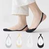 4Pairs Ultra-thin Ice Silk Socks Invisible Half Palm Boat Socks Soft Half Feet Socks Summer