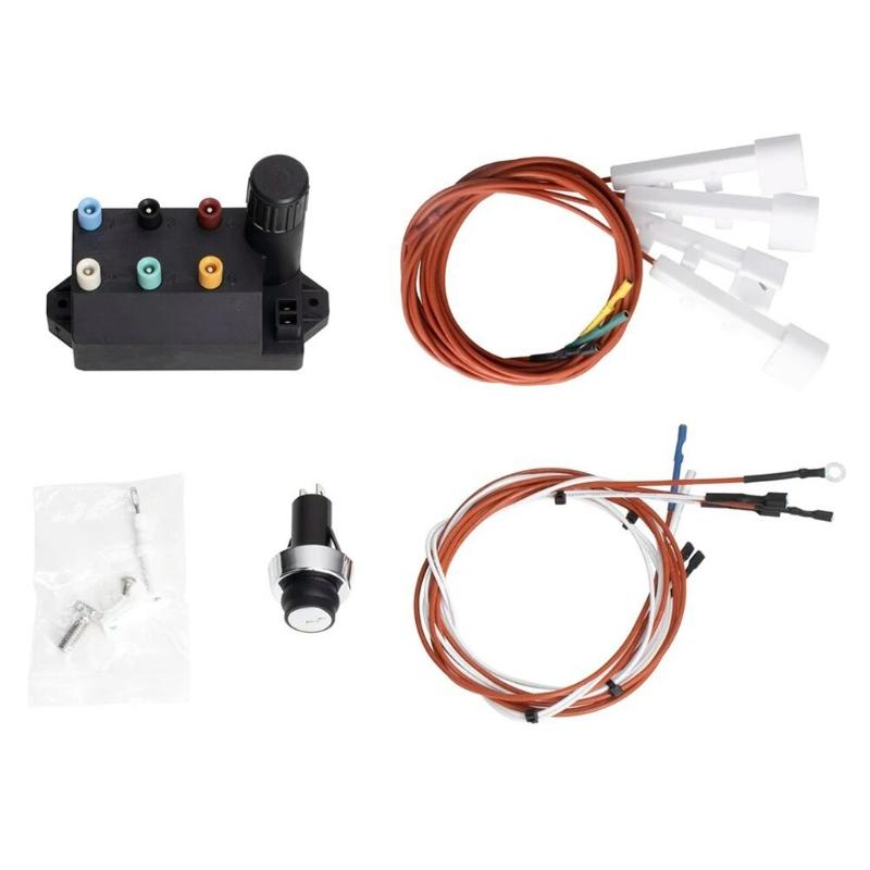 Complete Gas Grill Igniter Kits With Multi Color Wires And 6 Port Module For II Compatible Models