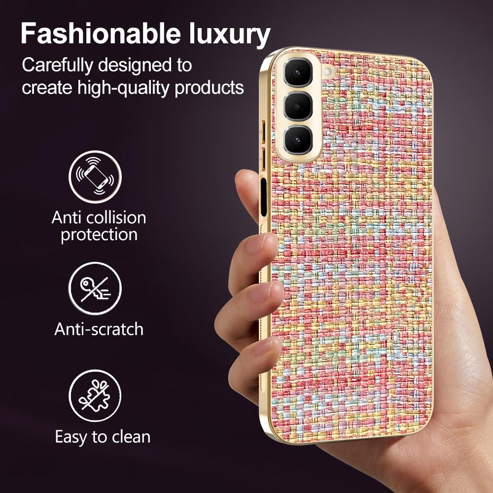 Роскошный Элегантный Женский Чехол Для Телефона Для Infinix Hot 70 60 Pro 60i 4G Электроокрашенный Плетеный Защита Камеры Полная Защита От Падений Защитная Крышка