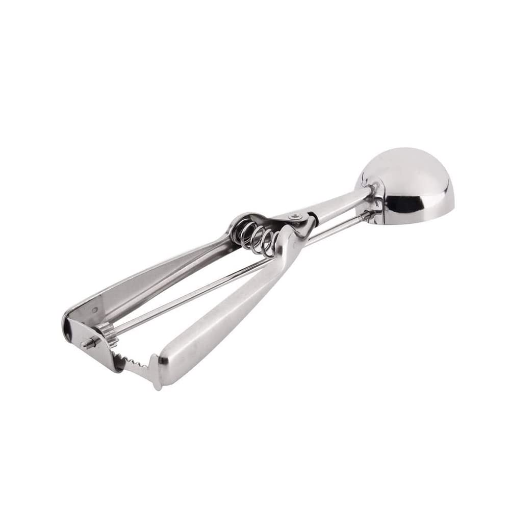 Нержавеющая сталь ложка для мороженого легко и доступна в трех размерах для кухонь и ресторанов, чистить, (40мм)