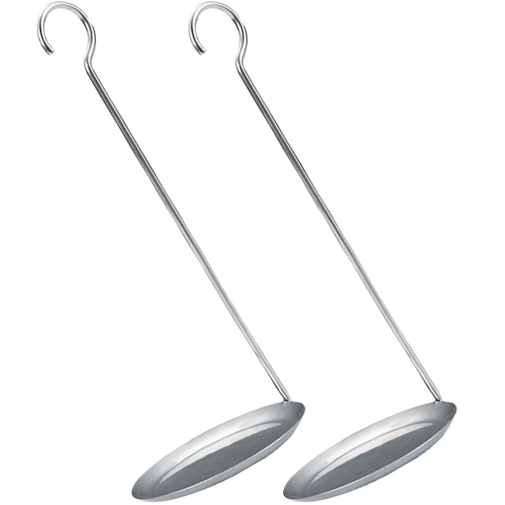 2 шт. ложка из нержавеющей стали для креветочного пирога с металлической ручкой, инструмент для жарки на кухне, форма для закусок, гаджеты для выпечки с воронкообразными кастрюлями