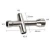 Multi Size Hex Socket Cross Wrench Tool M2 M3 M4 for 3D Printer Nozzles RC Car Repair Traxxas HSP Tamiya Kyosho Maintenance DIY
