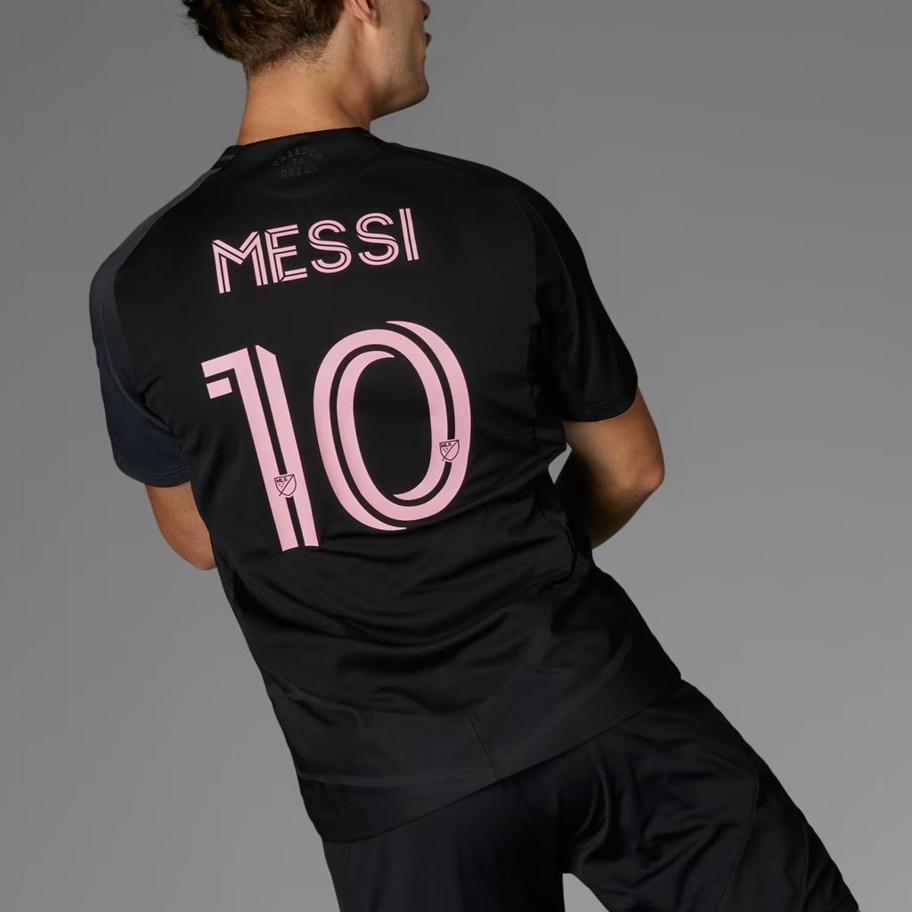 Adidas Интер Майами CF 25/26 Гостевая Аутентичная Футболка Черный Мужской Топ JI6822