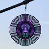 10-Inch Vibrant Animal & 3D Mandala Wind Chimes - Battery-Free, Perfect for Outdoor Decor & Holiday Gifts