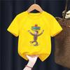 Funny Cartoon Monkey Graphic Print Children Tshirts Summer Boys Girls Kawaii Casual Tops Kids ONeck Short Sleeve Tshirts