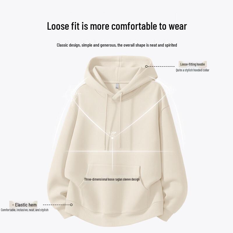 JEANSWEST LIFE Мужская толстовка с капюшоном свободного кроя