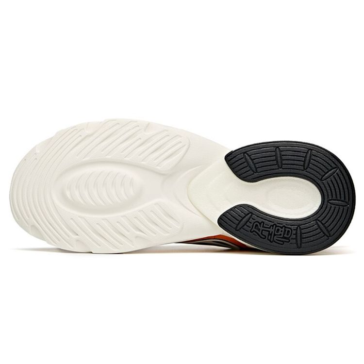 Anta Millennium 2.0 Non-Slip Wear-Resistant Low-Top Dad Shoes Men Sneaker Black White Yellow 112128896-5