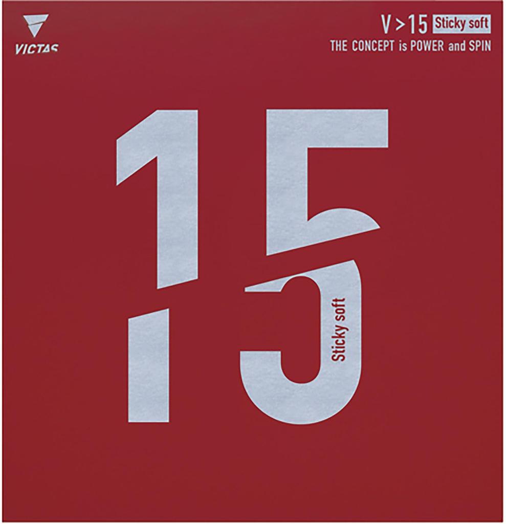 Victas Table Tennis Rubber and Protector Sticky Lightly with Hybrid Carbon Fiber Moisture Control and Deodorizing 200132 Set, V>15, Soft, Adhesive,