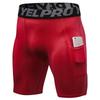 Men's PRO Fitness Sweat-Wicking Compression Shorts with Pockets - Quick-Dry, High-Elastic Running & Training Shorts