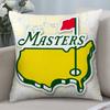 Подушка с принтом Masters Golf, коротковорсовая наволочка, декоративная наволочка для дивана, подарок для дома, двусторонняя наволочка для подушки