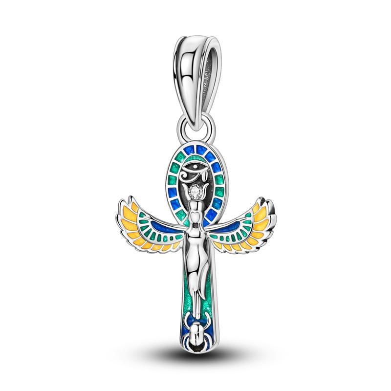 2025 Новейшие Красочные Шармы Бусины 925 Стерлинговая медь Розовые Подвески-Бабочки Подходят для Оригинального Браслета Mula DIY Циркониевая Маркировка