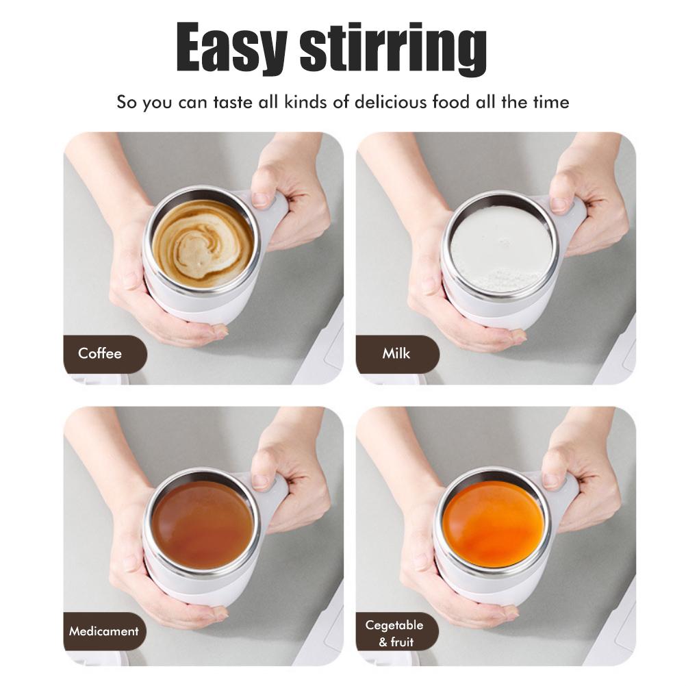 Автоматическая магнитная кружка для помешивания кофе, электрическая кружка для помешивания, для домашнего офиса, для путешествий, для смешивания горячего