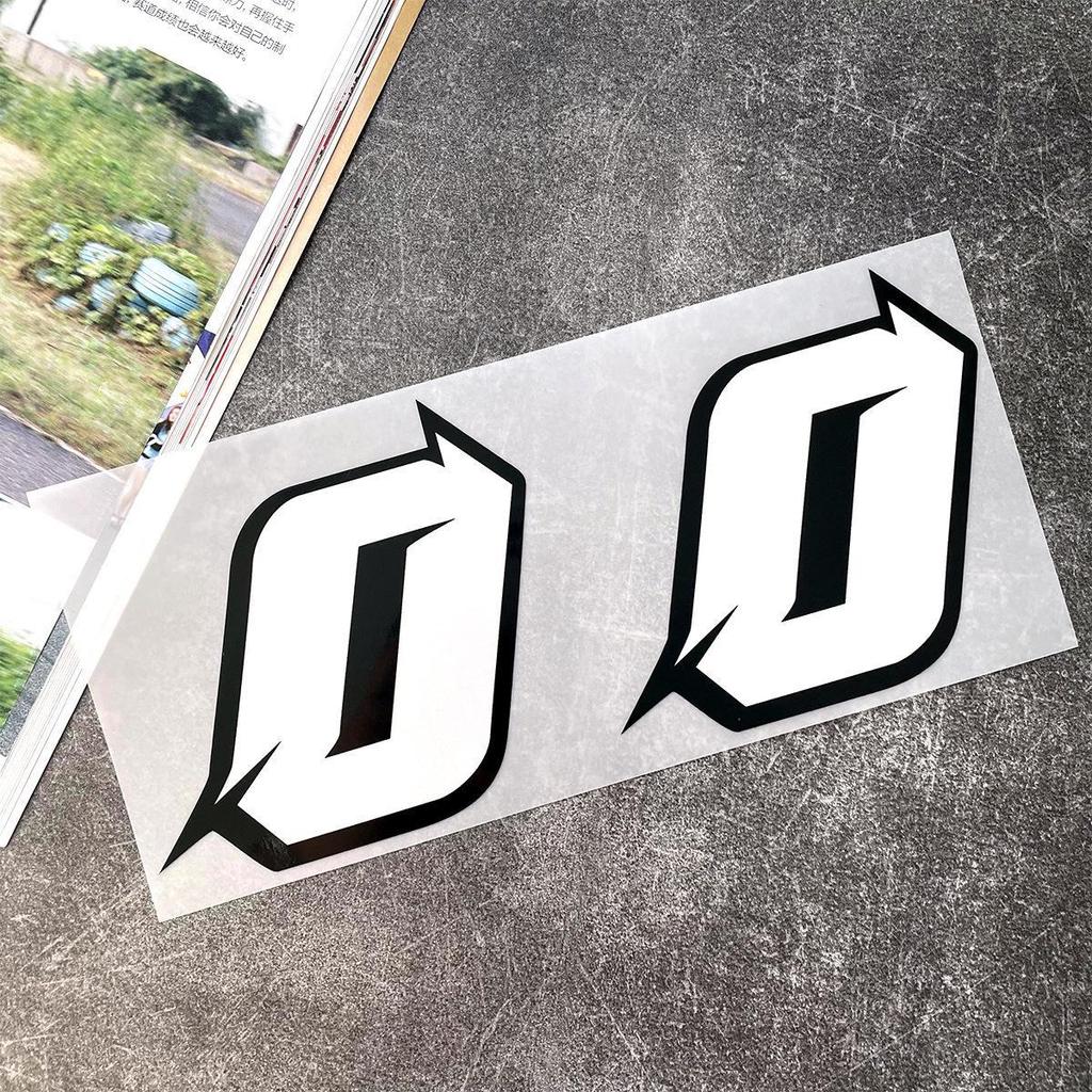 Белые светоотражающие наклейки JDM для автомобиля, водонепроницаемые декоративные чехлы для мотоциклов