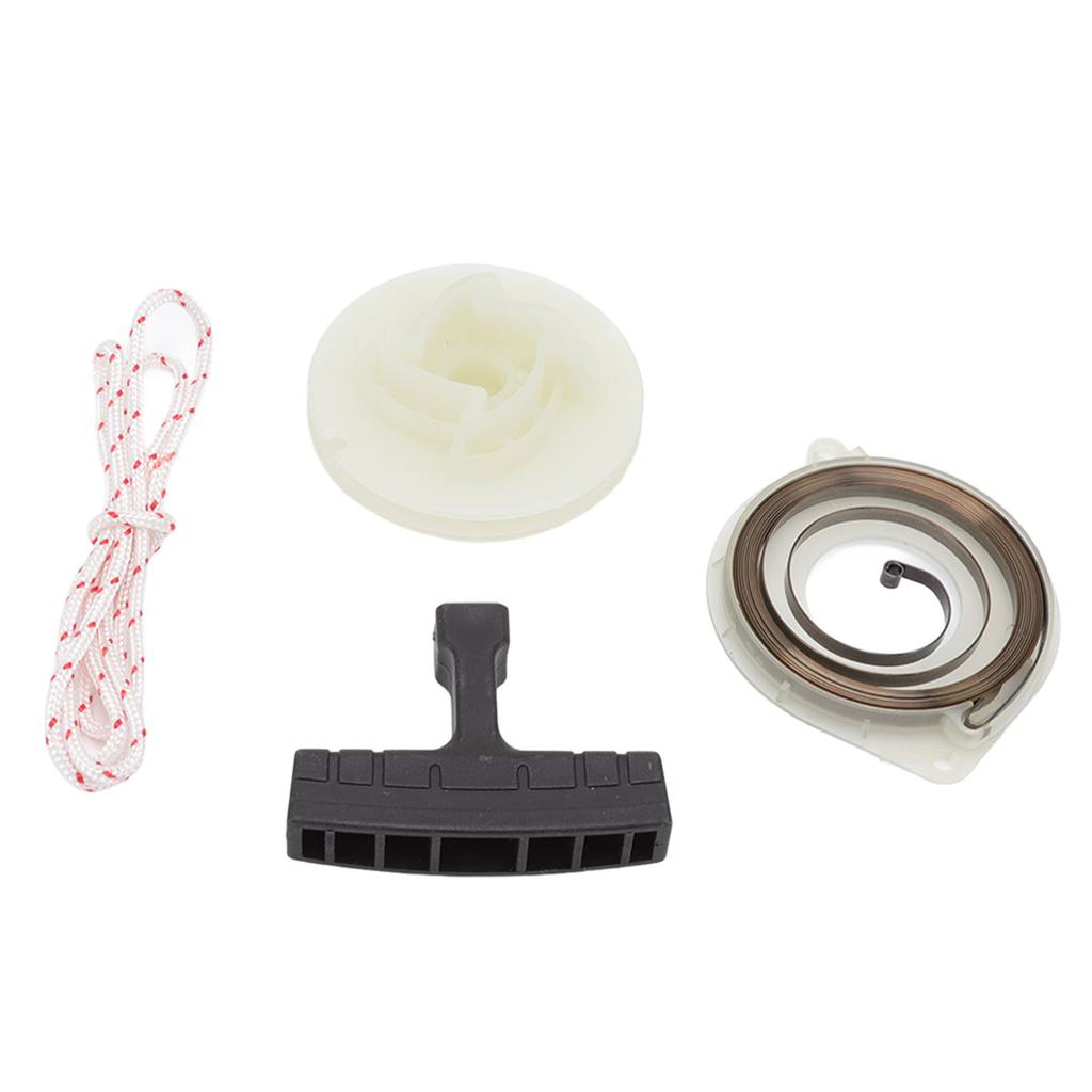 Starter Pulley Replacement Pull Start Pulley Spring Grip Rope Kit for Husqvarna 445e 450 455 460