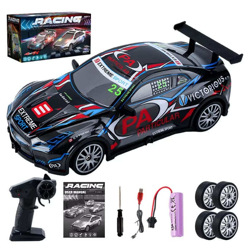 Новая детская гоночная машинка AE86 RC 1:20 Полноприводный 2.4G высокоскоростной GTR электрический высокоскоростной дрифт-кар детский подарок