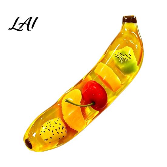 Banana Squeeze Toy Stress Relief Toy Clear Fake Sensory Improve Fidget Tools Concentration & Relieve Tension Soft Stretchy Fruit