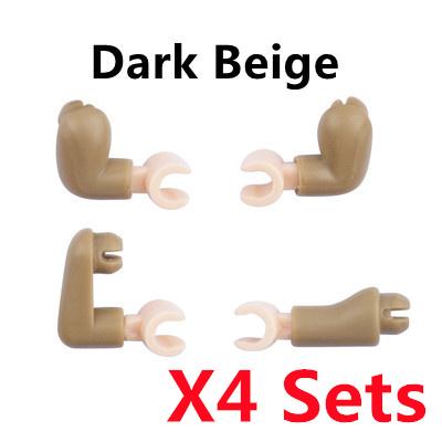 Военные Строительные Блоки MOC Фигурки Солдат Аксессуары Оружие Руки Приседающие Ноги Кислородный Баллон Трубка Кирпичи DIY Игрушки Подарок K015