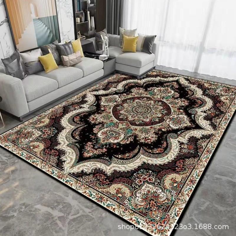 New Chinese Style Carpet Antique Decoration Living Room Coffee Table Sofa Bedside Rug Room Home Floor Mat Bathroom Anti Slip Pad