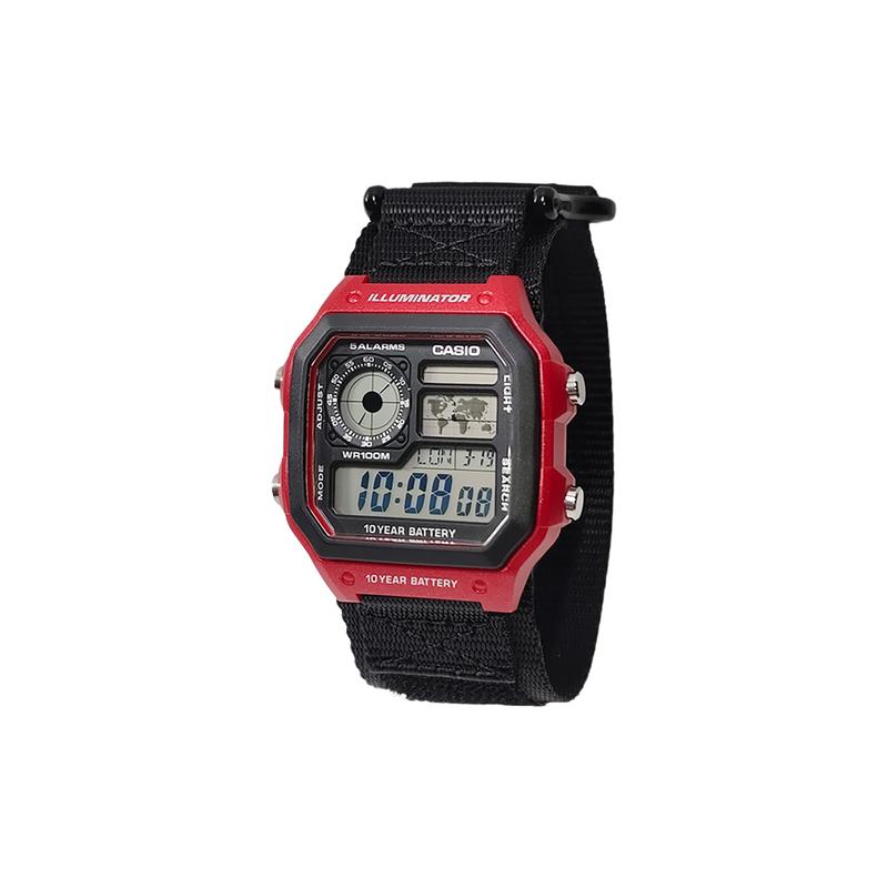 Casio Индивидуальные часы модифицированная серия красный смоляной корпус водозащита для жизни AE-1200WHD-1A модифицированный-дейтерий AE-1200WHD-1A(Watch1100-GaiZhuang-DaoTing)