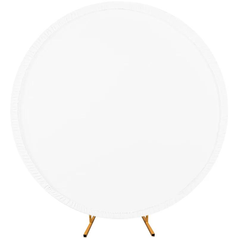 Круглый фон для фотосъемки шампанского, тканевый чехол для детского душа, дня рождения, свадьбы, декора, фотофон, тканевый круглый фон