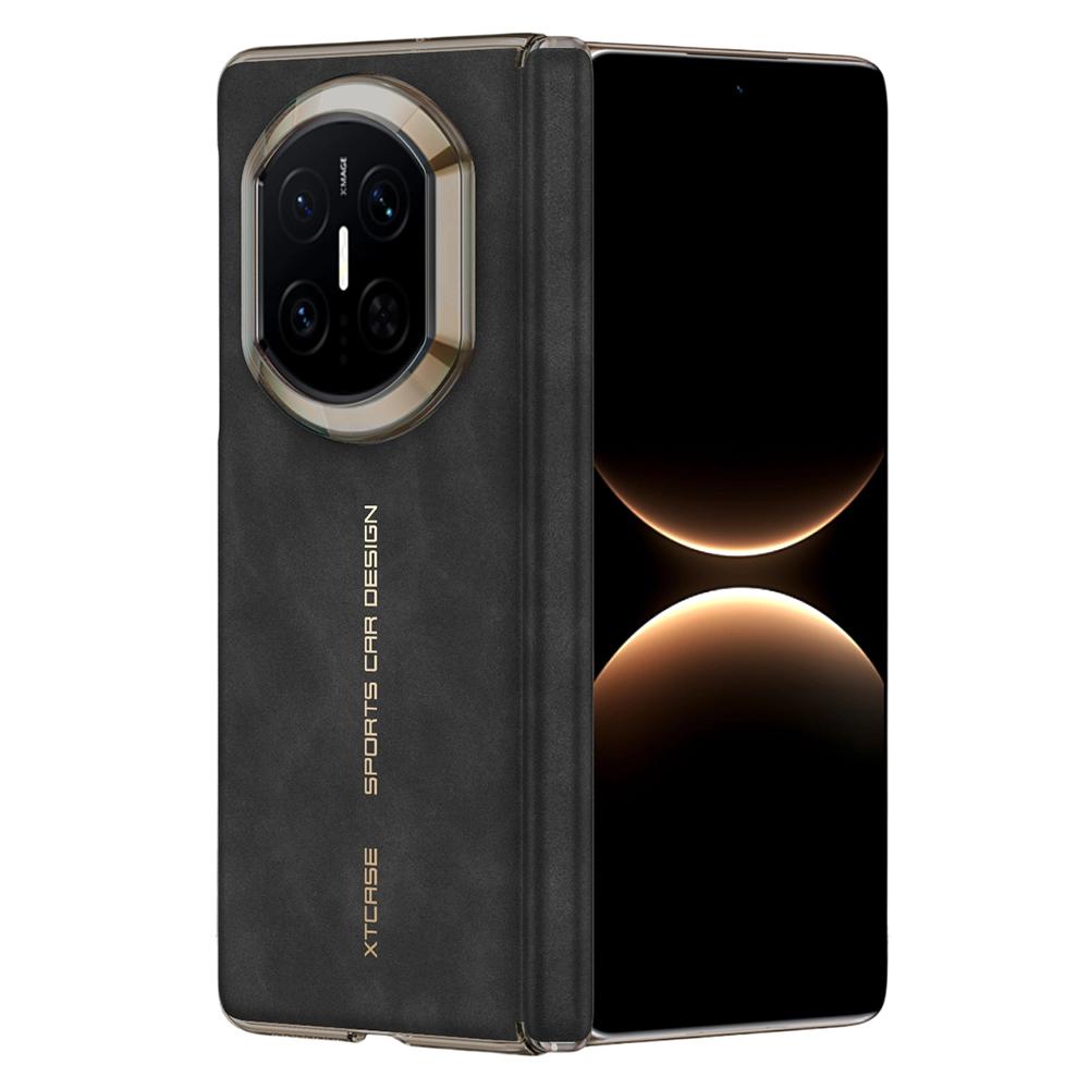 GKK Для Huawei Mate X7 Магнитный чехол Защита шарнира по двум осям Кожа PU + ТПУ + Поликарбонат Чехол для телефона