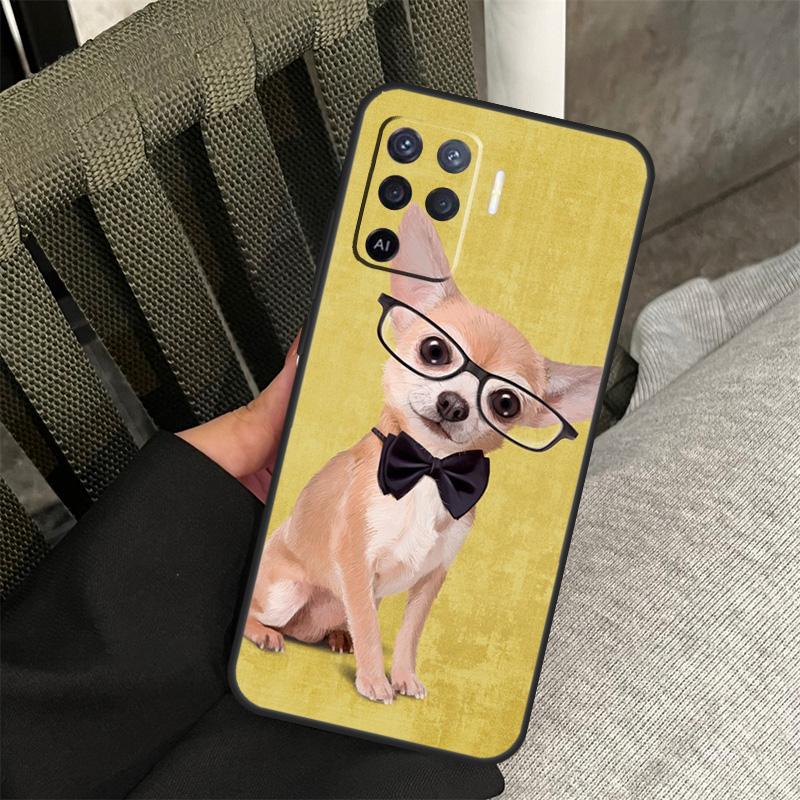 Chihuahua Dog Case For Oppo A80 A60 A40 A94 A54 A98 A78 A18 A38 A58 A16 A76 A96 A17 A77 A74 A57S A15 Cover