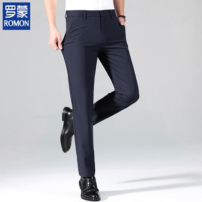 ROMON Мужские брюки классического кроя в стиле business casual