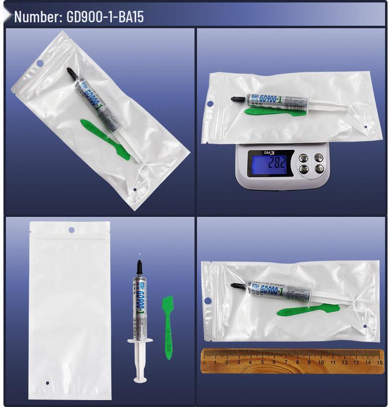 Термопаста GD220 Высокая проводимость Шприц 15г - Силиконовая теплопроводящая паста