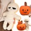 High Quality Cartoon New Halloween Pumpkin Plush Doll Pillow Mummy Pumpkin Plush Toy Holiday Decoration Gift for Boys and Girls