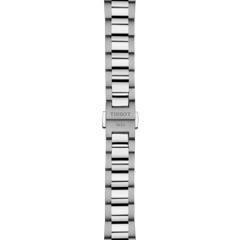 Tissot Мужские модные часы из нержавеющей стали с циферблатом из белого перламутра T150.210.21.111.00