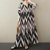 Plus Size Summer Floral Dress for Women Casual Cotton Linen Loose Oversized Vintage Bohemian Print Maxi Long Dresses