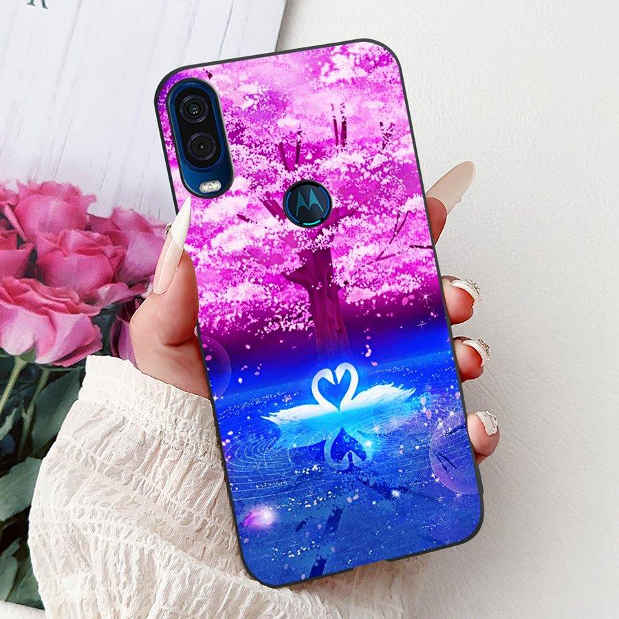 Чехол для Motorola One Vision Чехол ONEVision Модный Расписной Силиконовый Мягкий Задний Чехол Для Motor One Macro Чехол Защитный Корпус