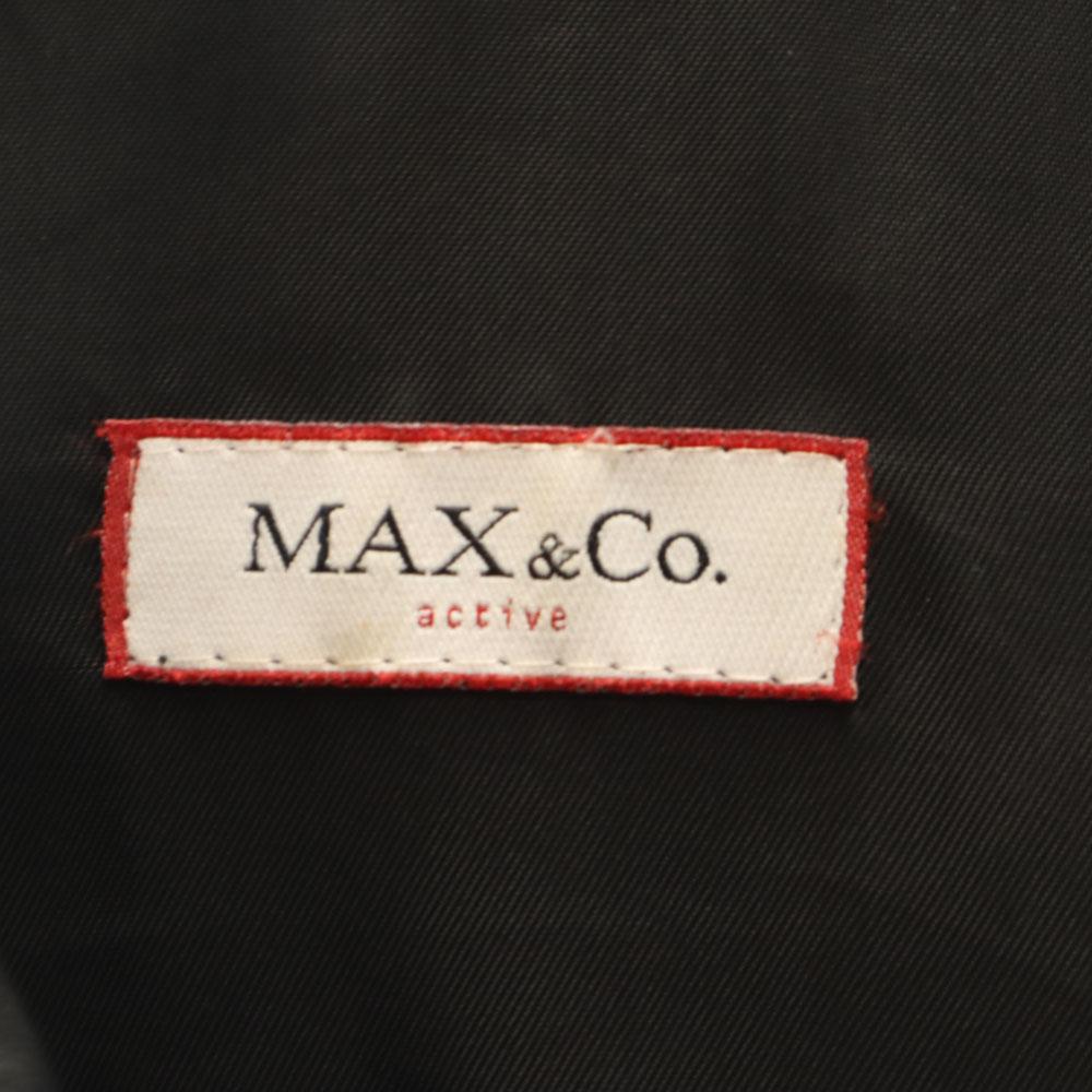 Кожаная куртка MAX&CO 40 черная Женская Б/У