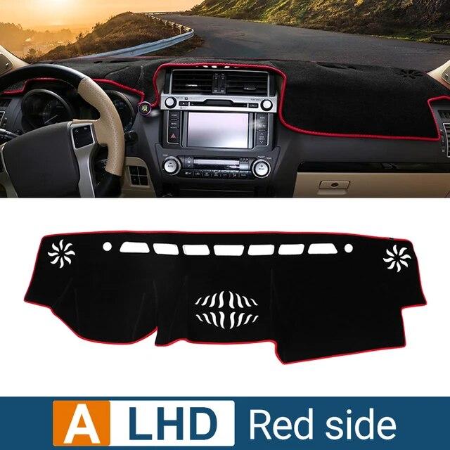 Для Toyota Land Cruiser Prado 150 FJ150 2010-2017 2018 чехол для приборной панели автомобиля, коврик для приборной панели, солнцезащитный козырек, нескользящая накладка, аксессуары