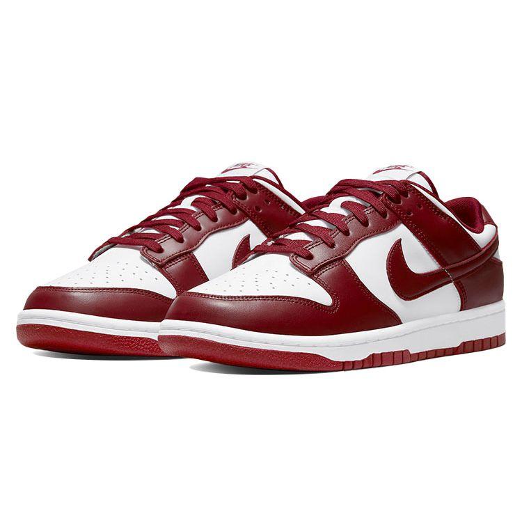 Nike Dunk Low Team Красные мужские кроссовки белые DD1391-601