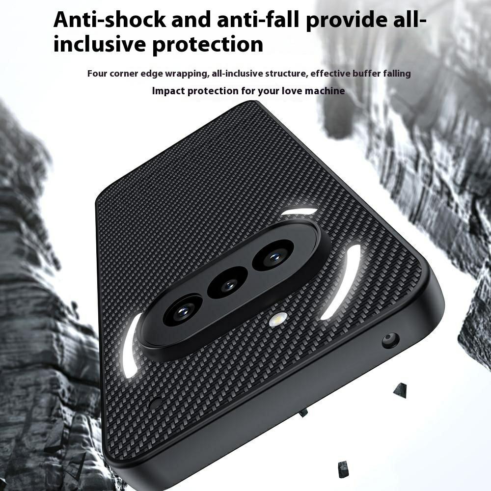 Ни за что Телефон (3a) Чехол Кожа+Твердый ПК Чехол для телефона Текстура углеродного волокна