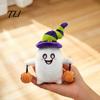 Decorative Ghost for Window Halloween Plush Keychain, Cute Spooky Stuffed Toy Pendant Backpack Soft Skin Friendly Keys, Mini Doll Bag